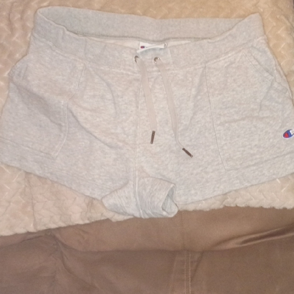 Champion Light Gray Sweat Shorts